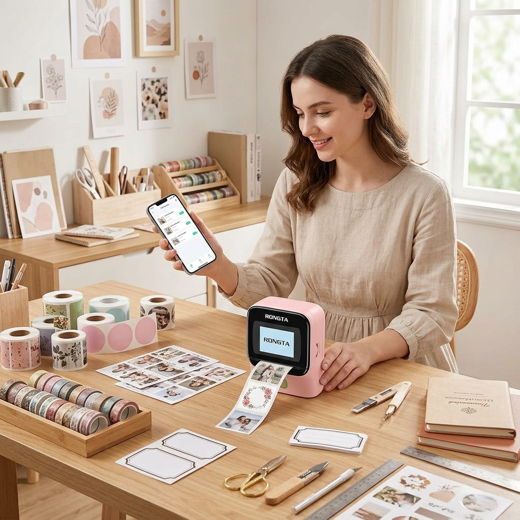 Mini Sticker Printer for Portable Label Making