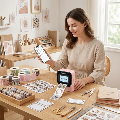 Mini Sticker Printer for Portable Label Making