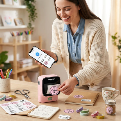 Mini Sticker Printer for Portable Label Making